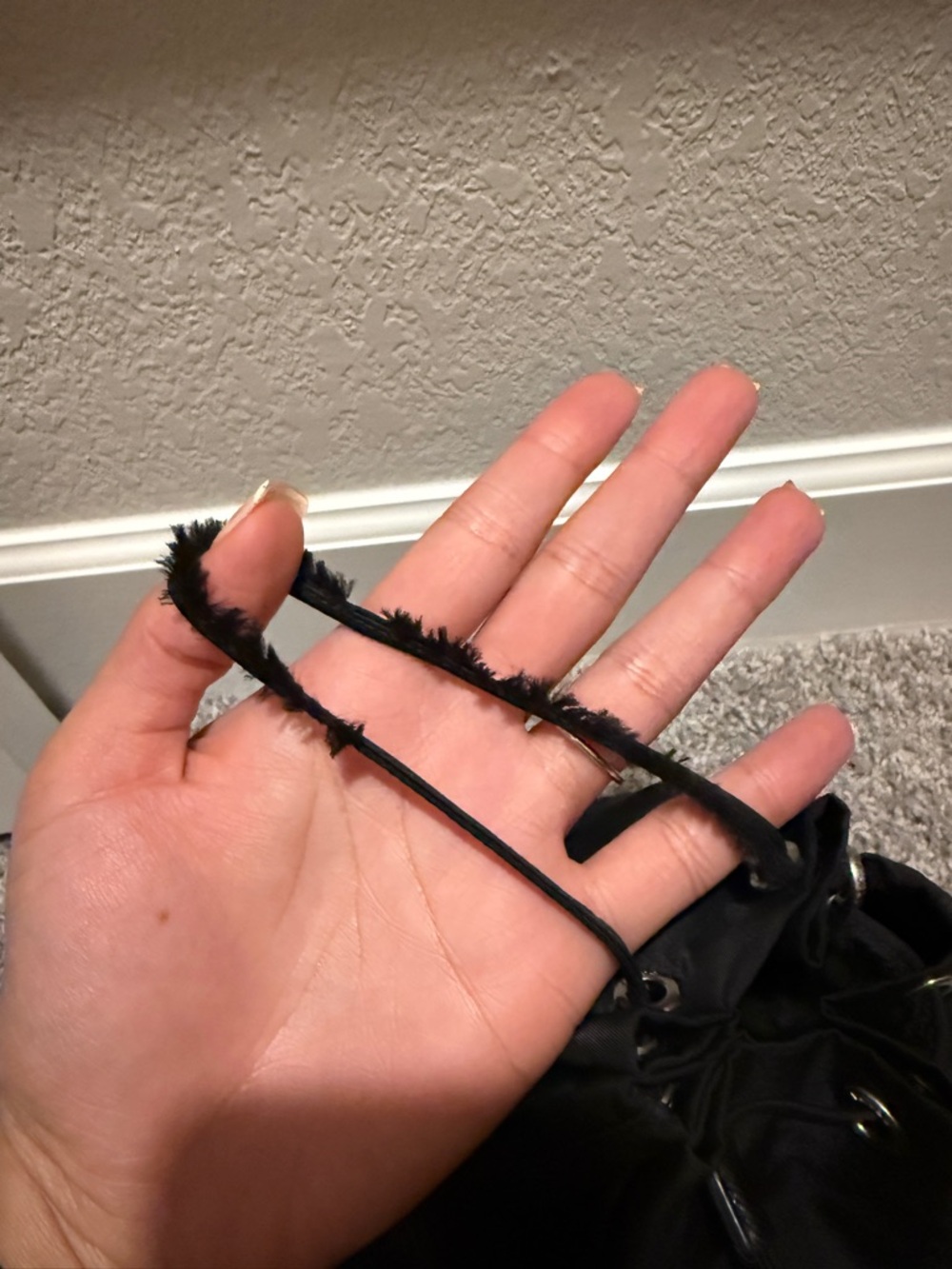 Prada Nylon Drawstring Pouch Wristlet - Picture 3 of 4